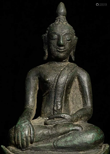 Very sweet Northern Thai "Lanna" style Buddha on a