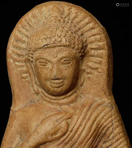 This is a very old and extremely large Thai terracotta