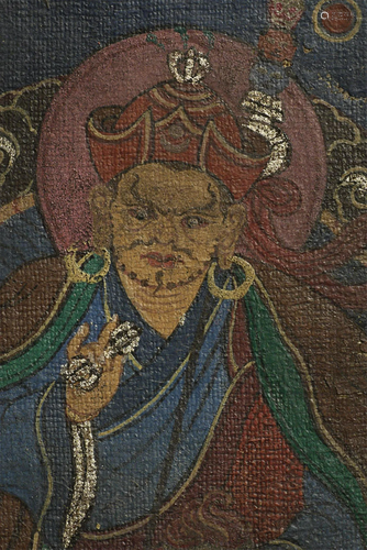 Antique Small Mongolian Thangka.