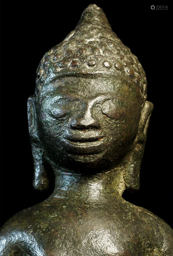 Rare early Burmese Buddha from the late Pyu period. In