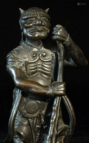 Japanese Meiji period Oni figure. Beautiful detail.