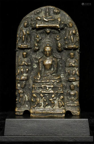 BUDDHA India Bronze, Solid-cast Pala style bronze