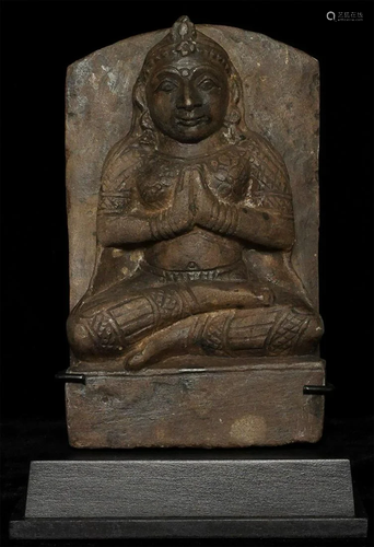 Antique Nepalese or Indian Stone Figure.