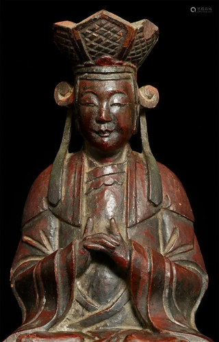 Best Antique Chinese Wood Quanyin I have offered in