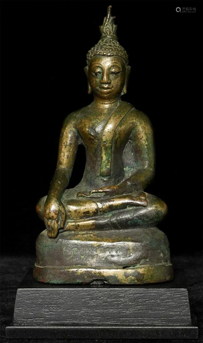 16thC Thai Bronze Buddha. Great personality and soul.