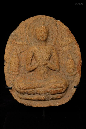 Beautiful Pyu Buddha Votive -- this is an authentic