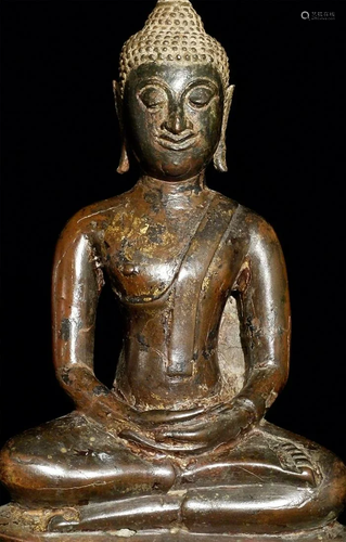 Very special smile on this 15thC Thai Sukhothi style