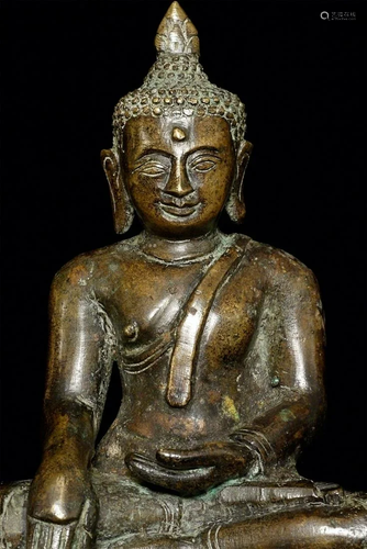 Antique Burmese (?) Buddha- probably 17/18thC