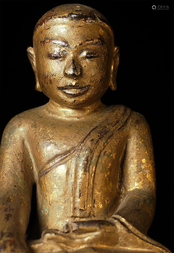 18th C Burmese Buddhist Monk. Nice example.