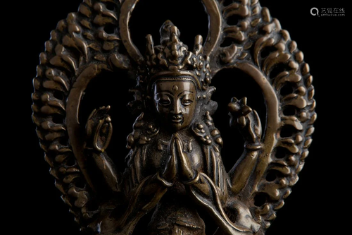 18thC Nepalese Bodhisattva.