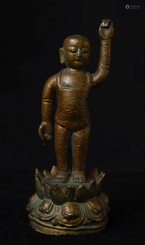 Good quality Ming dynasty Baby Buddha.