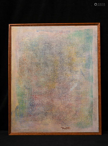 Robert Natkin Painting on Canvas-1970's Abstract-