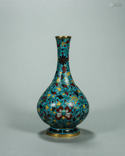 CHINESE CLOISONNE FLOWER VASE