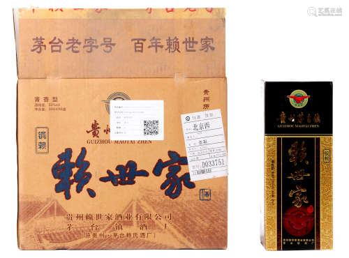 2010年貴州茅臺鎮賴世家酒銅賴醬香型53度500m1
