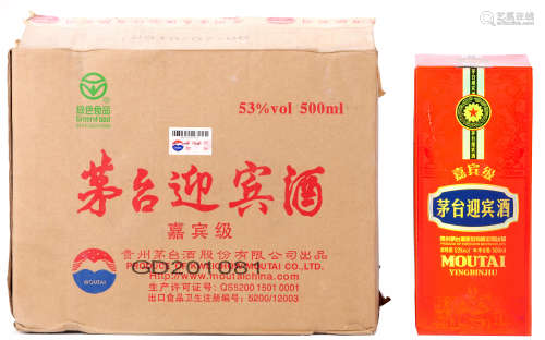 2010年貴州芽臺迎賓酒嘉賓級53度醬香500ml