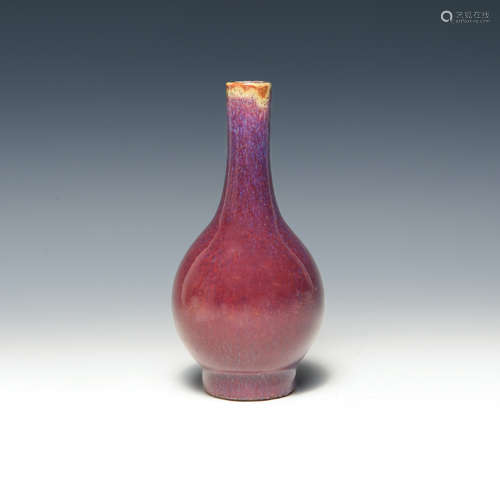 A Chinese flambe-glazed dan vase  18th/19th century 十八/十九...