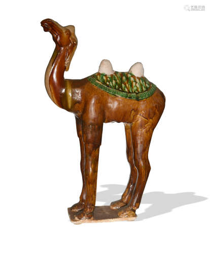 A Chinese sancai camel  Tang dynasty 唐代 三彩駱駝