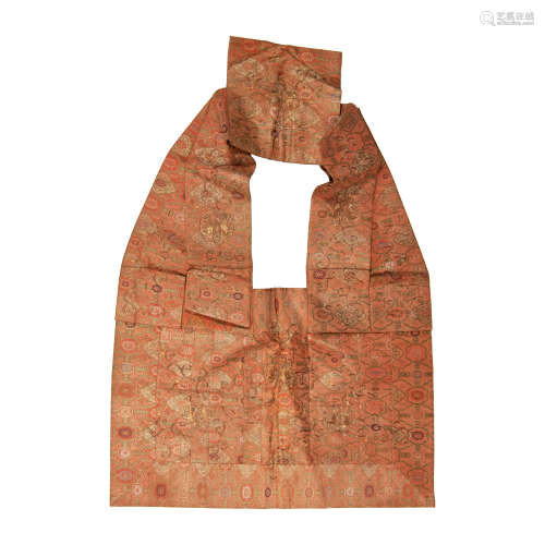 A Chinese silk vest  19th century十九世紀 織綿坎肩