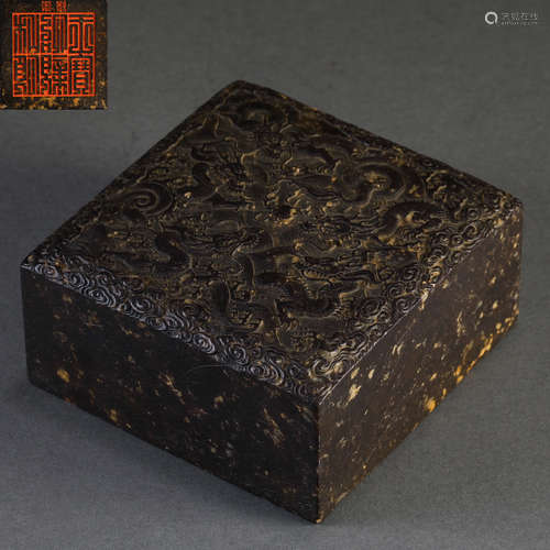 A Chinese Carved Stone Seal