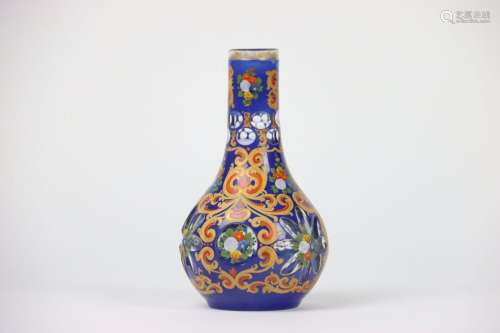 CRYSTAL DE BOHEME. Vase en cristal. Époque XIXe siècle. Haut...