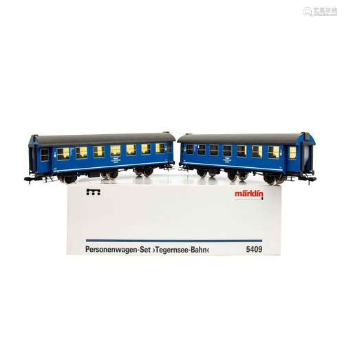 MÄRKLIN Personenwagen-Set 'Tegernsee-Bahn' 5409, Spur 1,