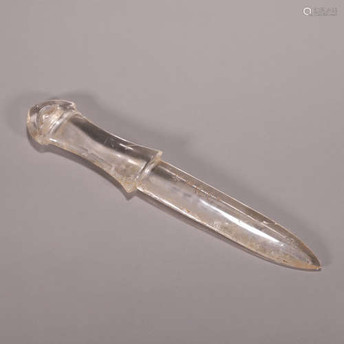 A crystal sword