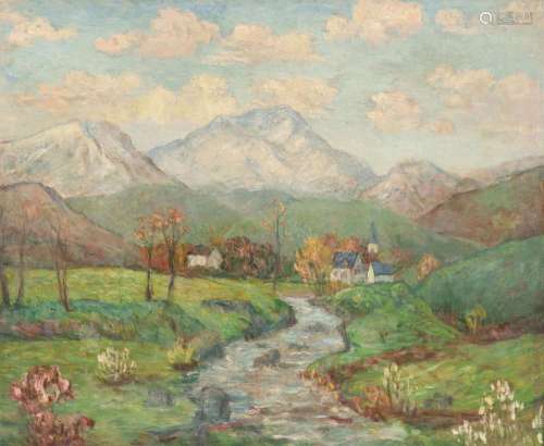 Ernest Ponthier DE CHAMAILLAIRD (1862-1930) "Paysages d...