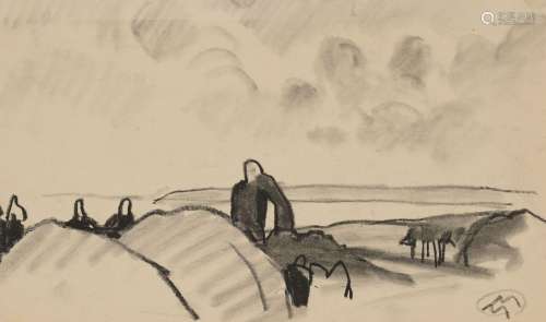 Mathurin MEHEUT (1882-1958) « La Troménie, vue panoramique d...