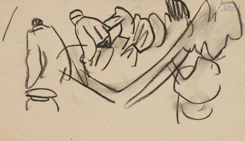 Mathurin MEHEUT (1882-1958) « Marins au travail » crayon gra...