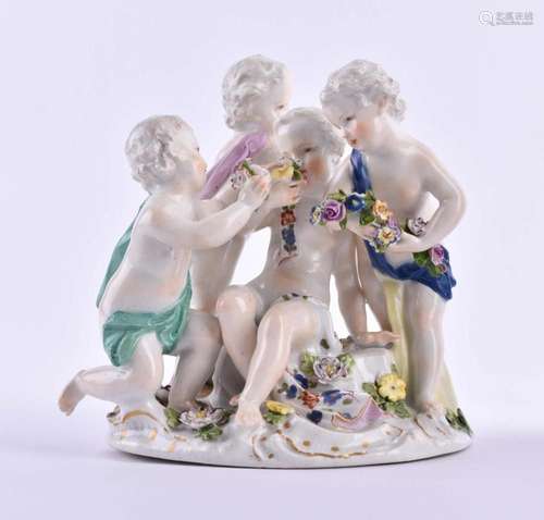 Figure group Meissen 19th century