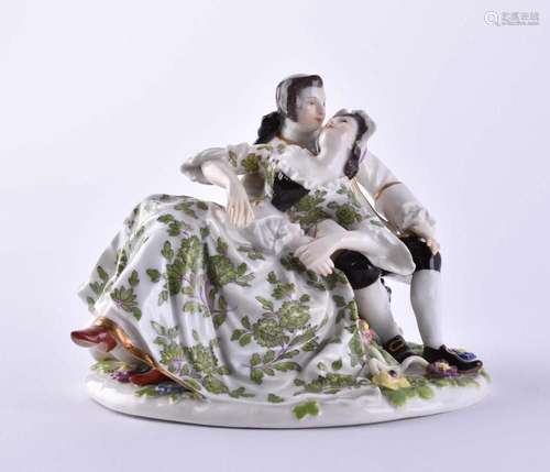 Figure group Meissen 19th century