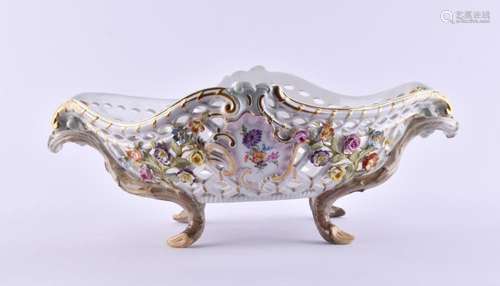 Basket bowl Meissen 19th century