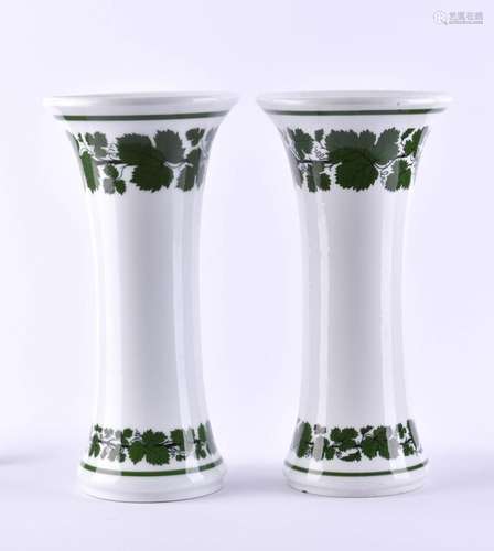 Pair of cup vases Meissen 20th century