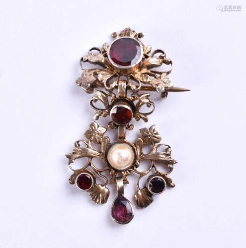 Biedermeier brooch