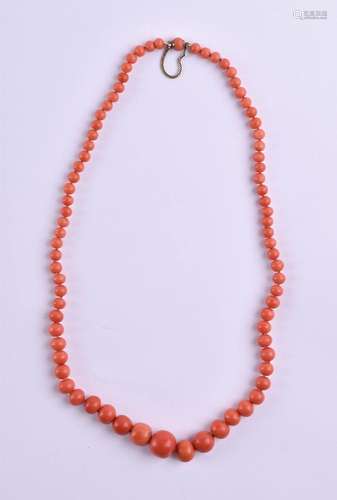 coral necklace