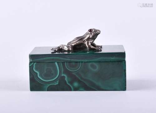 Malachite lidded box Russia