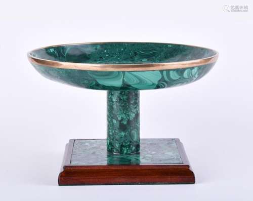 Malachite footed bowl Russia