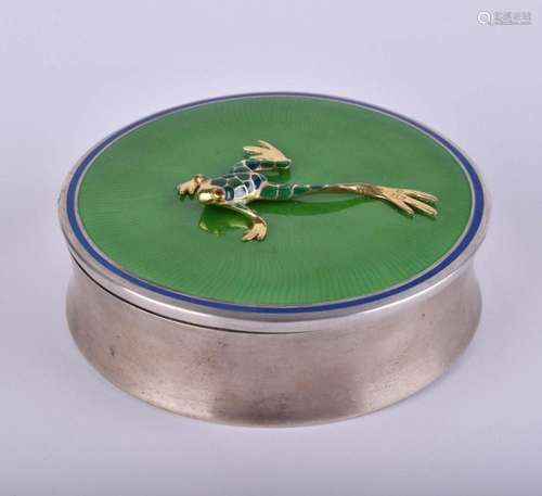 Cloisonne lidded box Russia