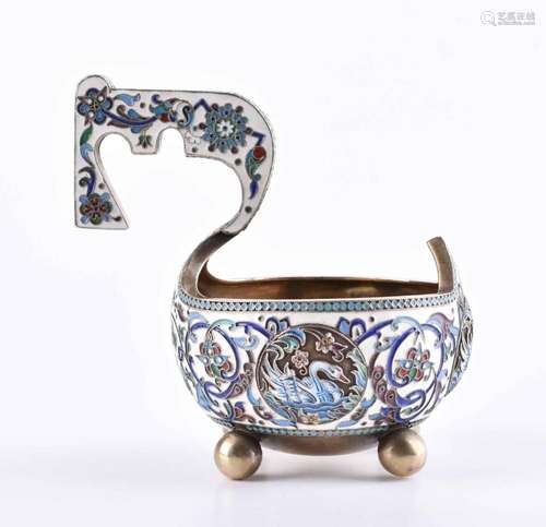 Cloisonne - kovsh Russia