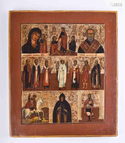 Icon of Russia probably 19th century