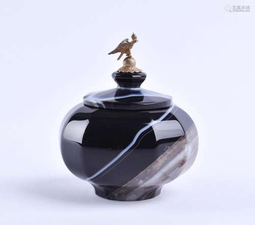 Agate lidded box Russia