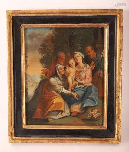 TABLEAU "VIERGE À L'ENFANT", dans l'esprit de Rest...