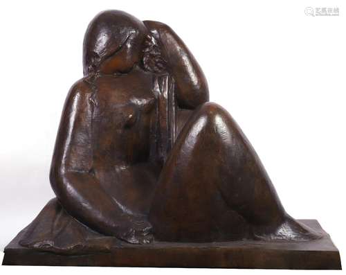 BRONZE ART DÉCO "LE SOMMEIL" de Joseph CSAKY (1888...