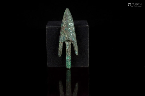 ANCIENT EGYPTIAN BRONZE ARROWHEAD