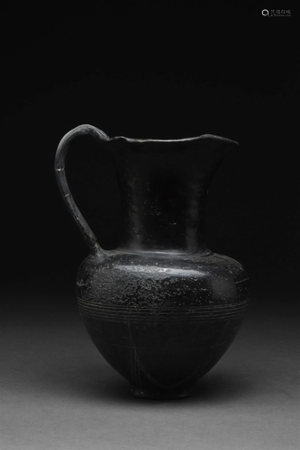 ETRUSCAN POTTERY BUCCHERO WARE OINOCHOE