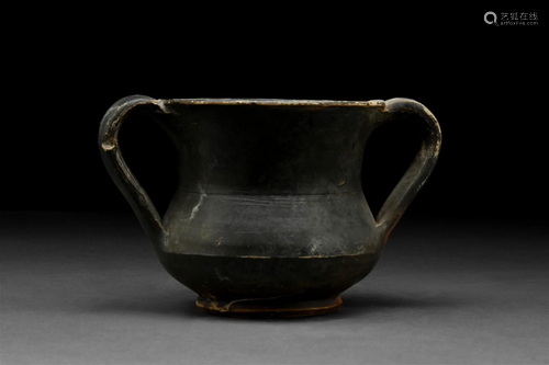 GREEK POTTERY KANTHAROS