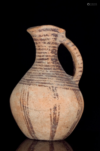 HOLY LAND CYPRIOT IMATATION POTTERY OINOCHOE