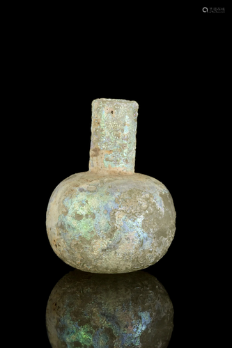 ROMAN GLASS FLASK