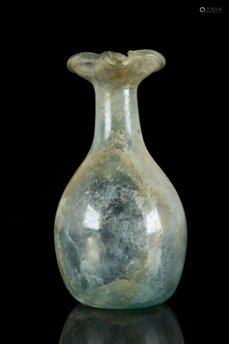 ROMAN GLASS JUG WITH HANDLE