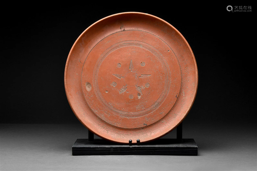 ROMAN TERRA SIGILLATA PLATE